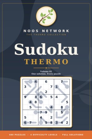 Thermo Sudoku Puzzle Book cover