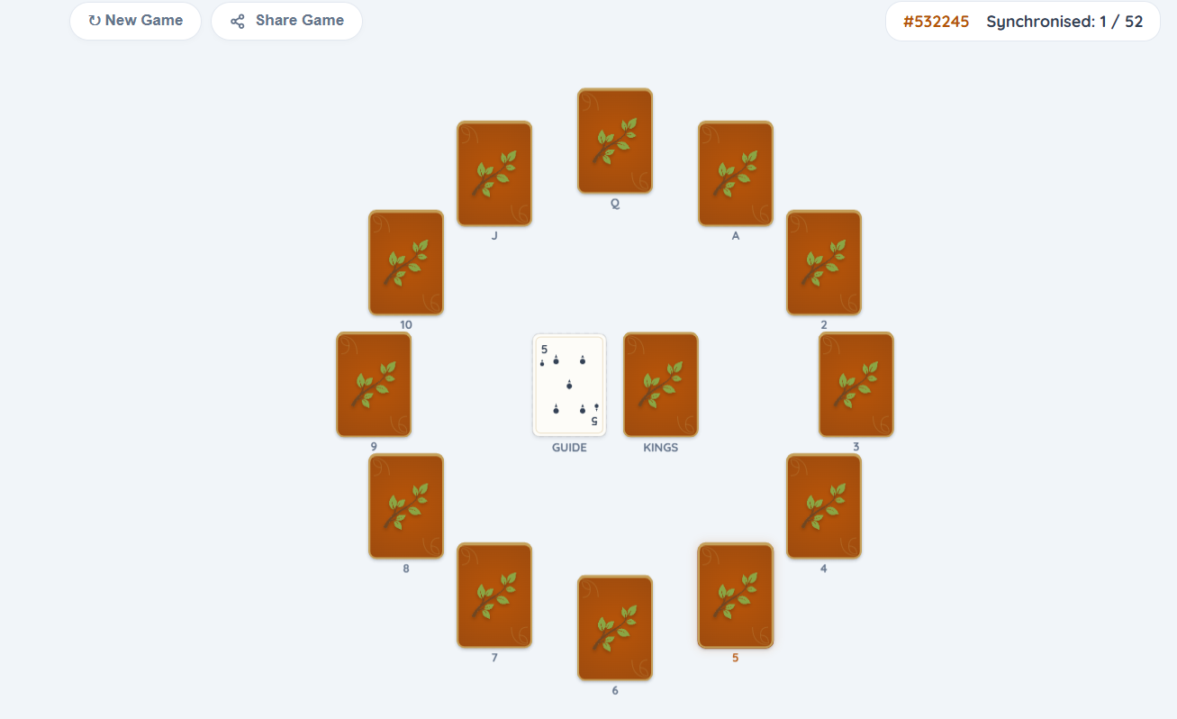 Noos Clock Solitaire Thumbnail